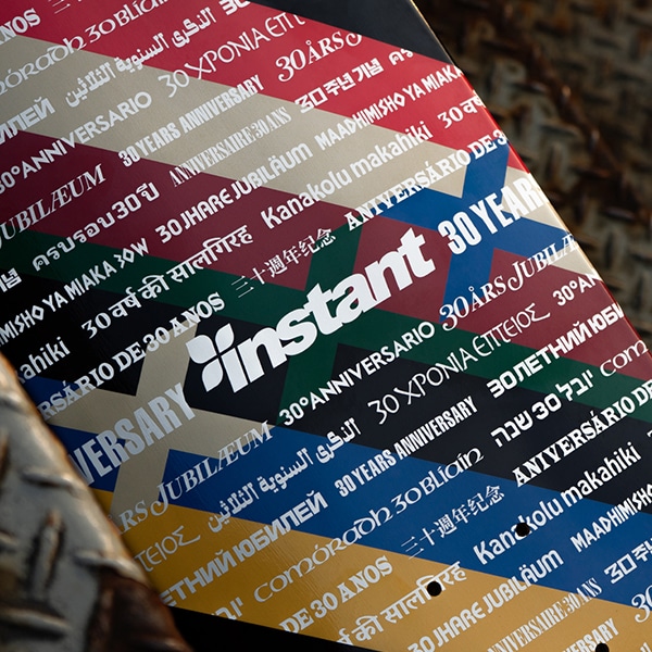 【INSTANT×7STARS】30TH ANNIV DECK BLACK  8.25インチ スケートボード スケボー SKATEBOARD DECK