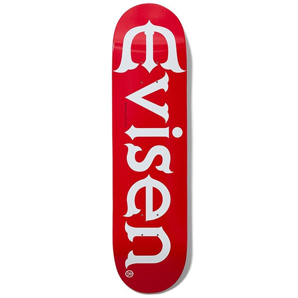 Evisen】EVI-LOGO RED 8.25インチ エビセン スケートボード