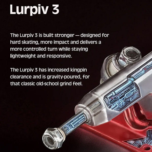 LURPIV】LURPIV 3 HOLLOW ラーピヴ トラック TRUCK スケートボード