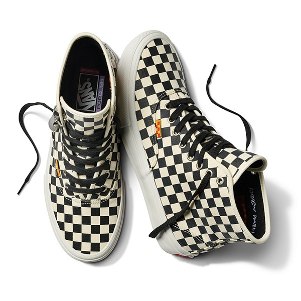 VANS】SKATE AUTHENTIC HIGH ANDREW ALLEN checkboard バンズ