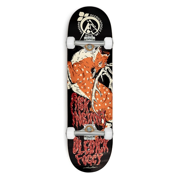 【OLEDICKFOGGY×RISK×INSTANT】COLLABORATION COMPLETE 8.0インチ コンプリートセット 完成品 スケートボード スケボー SKATEBOARD