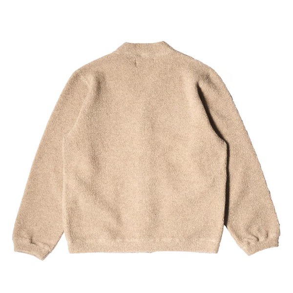 RUTSUBO】ANGOLA PILE CARDIGAN beige ルツボ カーディガン
