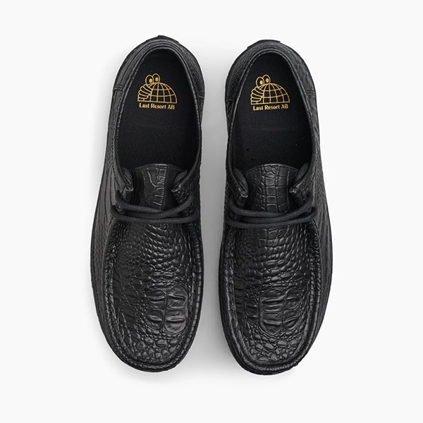Last Resort AB】VM006 LO MOC black croc/black ラストリゾート