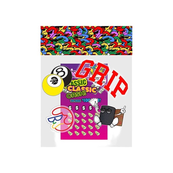 【CLASSIC GRIP】STICKERS 5 PACK クラシック グリップ ステッカー 小物 スケートボード スケボー SKATEBOARD