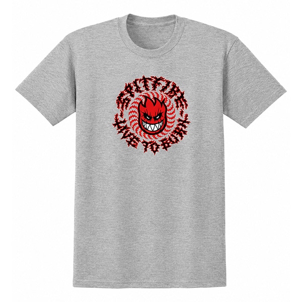 SPITFIRE】DEATHMASK CLASSIC S/S TEE heather grey スピット