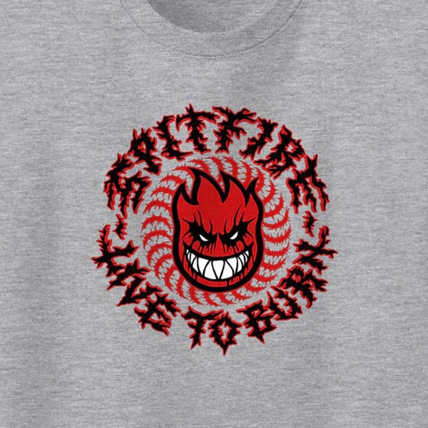 SPITFIRE】DEATHMASK CLASSIC S/S TEE heather grey スピット