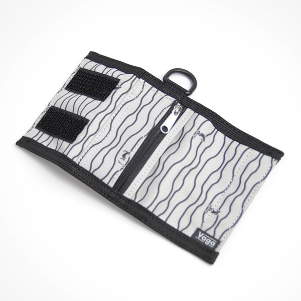 【VAGA】NANO WALLET bottles(burgundy)/ bottles(navy) /concrete wave(gray) バガ スケートボード 財布 ウォレット SKATEBOARD