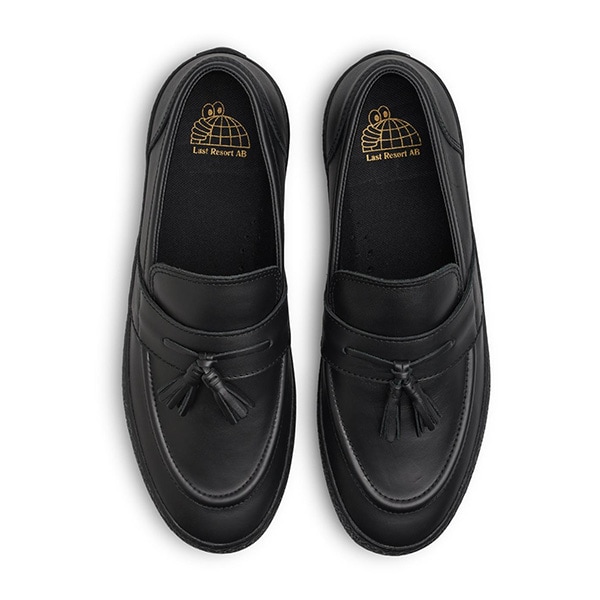 【Last Resort AB】VM005 LEAFER LEATHER black/black ラストリゾート シューズ スケートボード スケボー SKATEBOARD
