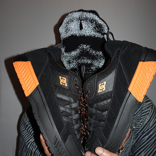 【DC Shoe】 THE LUCIEN -Lucien Clarke ProModel- カラー:black/black/orange(003) ディーシー ルシアン・クラーク スケートボード スケボー シューズ 靴 スニーカー SKATEBOARD SHOES