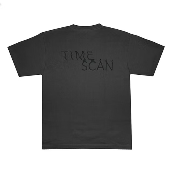 【TIME SCAN】LOGO TEE sumi black タイムスキャン Tシャツ スケートボード スケボー SKATEBOARD