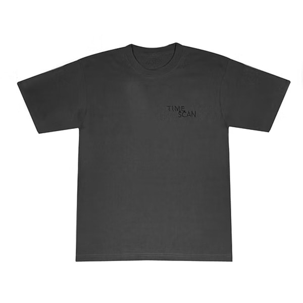 【TIME SCAN】LOGO TEE sumi black タイムスキャン Tシャツ スケートボード スケボー SKATEBOARD