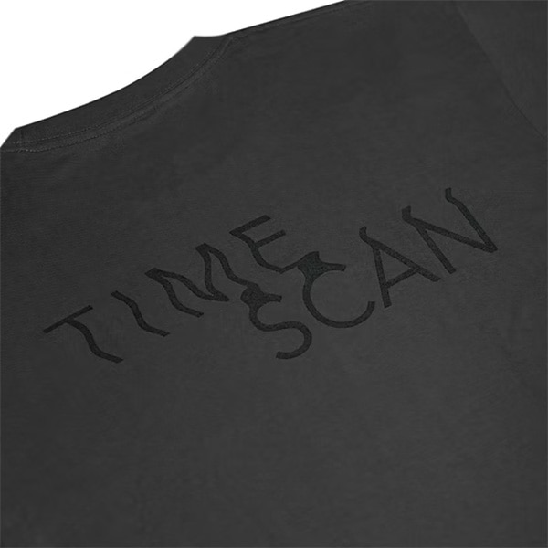 【TIME SCAN】LOGO TEE sumi black タイムスキャン Tシャツ スケートボード スケボー SKATEBOARD