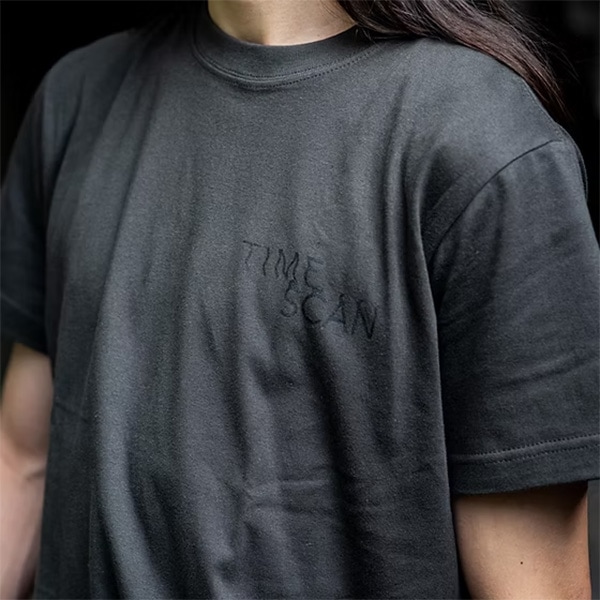 【TIME SCAN】LOGO TEE sumi black タイムスキャン Tシャツ スケートボード スケボー SKATEBOARD