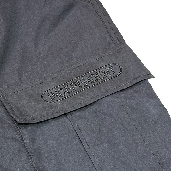 【INDEPENDENT】LTD BASEPLATE CARGO black インディペンデント インディー ショーツ スケートボード スケボー INDY SKATEBOARD