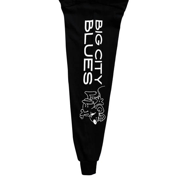【WACKWACK】BIG CITY BLUES L/S Tee black ワックワック 長袖 スケートボード スケボー SKATEBOARD