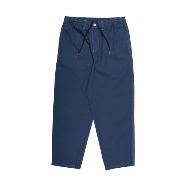 【THEORIES】LOUNGE PANTS navy cotrast stich セオリーズ デニム パンツ スケートボード スケボー SKATEBOARD
