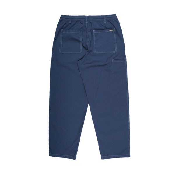【THEORIES】LOUNGE PANTS navy cotrast stich セオリーズ デニム パンツ スケートボード スケボー SKATEBOARD