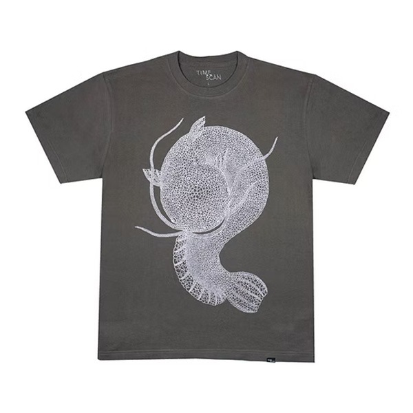 【TIME SCAN】NAMAZU T SHIRT dark grey タイムスキャン Tシャツ スケートボード スケボー SKATEBOARD
