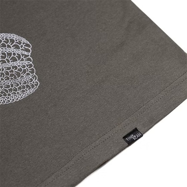 【TIME SCAN】NAMAZU T SHIRT dark grey タイムスキャン Tシャツ スケートボード スケボー SKATEBOARD
