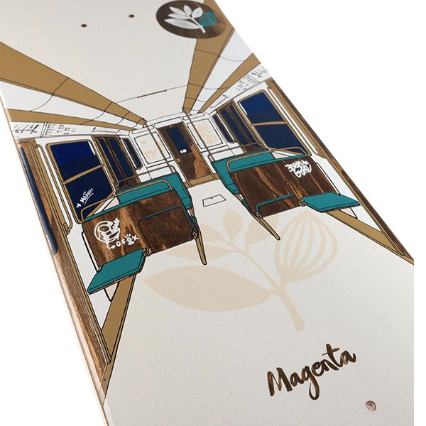 MAGENTA】Gren Fox & Ben Gore METRO 8.125インチ マジェンタ スケート