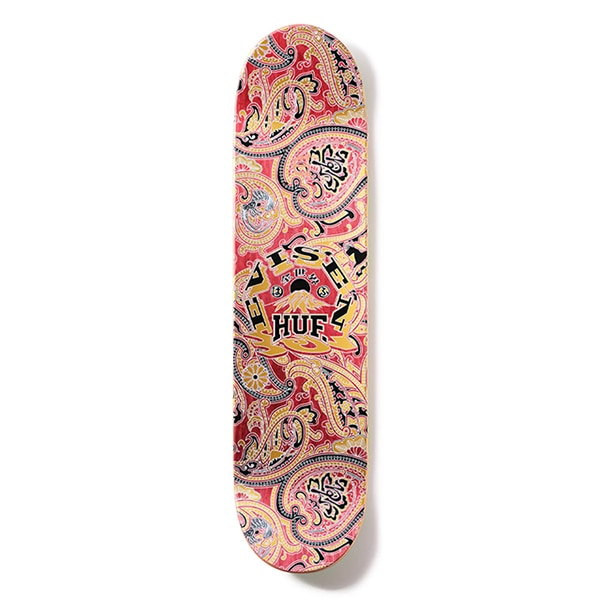 Evisen×HUF】PAISLEY DECK 8.25インチ エビセン スケートボード