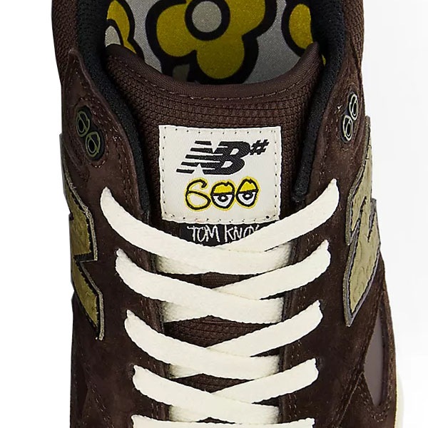 【NEW BALANCE NUMERIC】Tom Knox NM600 KROOKED カラー：brown　ニューバランス ヌメリック クルキッド トム・ノックス スケートボード スケボー シューズ 靴 スニーカー SKATEBOARD SHOES