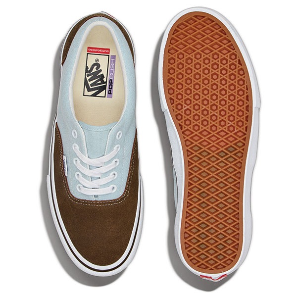 【VANS】SKATE ERA brown/blue　バンズ シューズ 靴 スニーカー スケートボード スケボー  SKATEBOARD SHOES