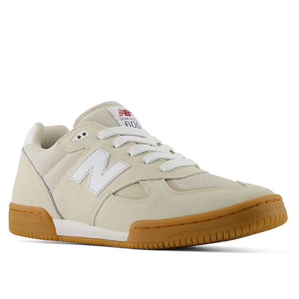 【NEW BALANCE NUMERIC】Tom Knox NM600 カラー：angora whith white(CRM)　ニューバランス ヌメリック クルキッド トム・ノックス スケートボード スケボー シューズ 靴 スニーカー SKATEBOARD SHOES