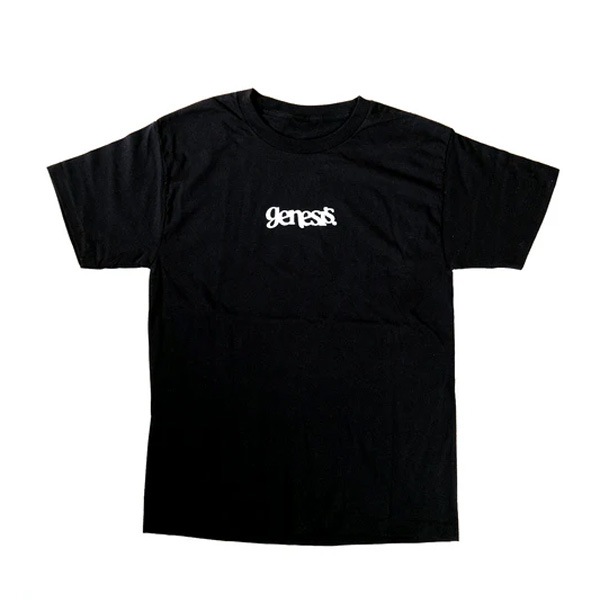 【GENESIS】TXT TEE black ジェネシス Tシャツ スケートボード スケボー SKATEBOARD