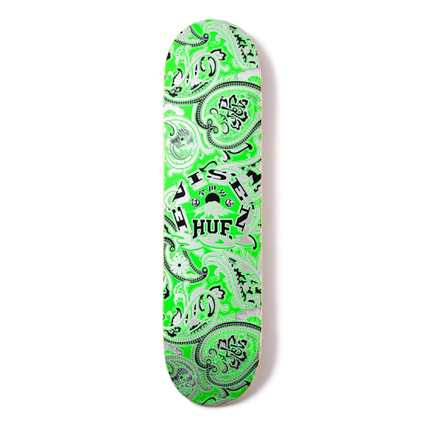 Evisen×HUF】PAISLEY DECK 8.5インチ エビセン スケートボード
