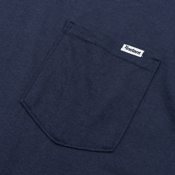【INSTANT×7STARS】30TH 宝船 POCKET TEE navy インスタント Tシャツ スケートボード スケボー SKATEBOARD