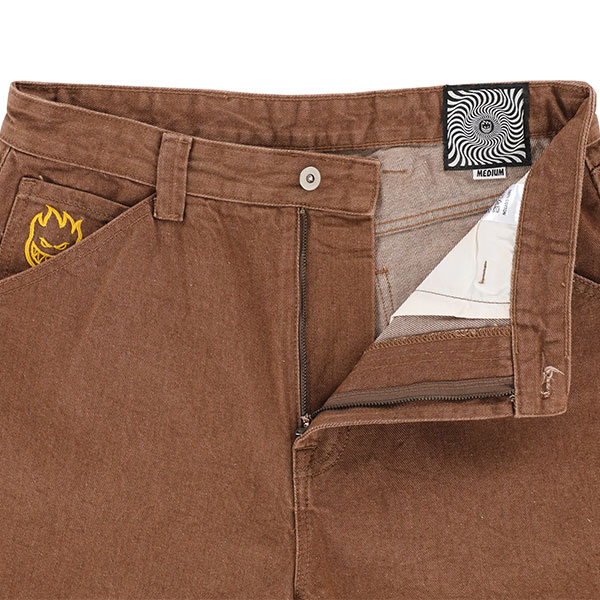 【SPITFIRE】BIGHEAD DENIM SHORTS brown スピットファイアー ショートパンツ ショーツ デニム パンツ スケートボード スケボー SKATEBOARD