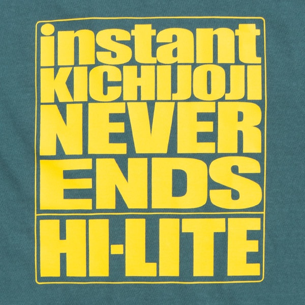 【hi-lite×instant】INSTANT KICHIJOJI 15TH ANNIVERSARY TEE green ハイライト インスタント Tシャツ スケートボード スケボー SKATEBOARD