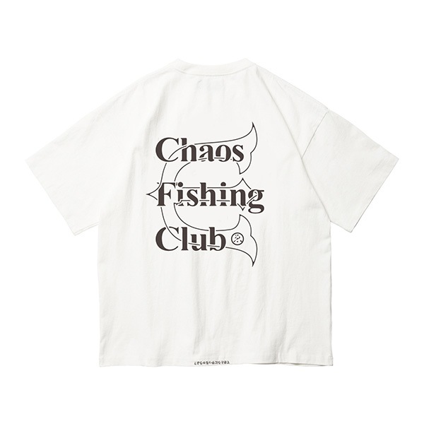 【Evisen×Chaos Fishing Club】DRY LOGO TEE white エビセン カオスフィッシングクラブ スケートボード スケボー SKATEBOARD