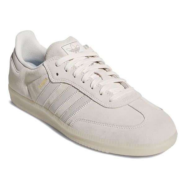 adidas SAMBA ADV スニーカー ホワイト グレー23cm adidas skateboarding】SAMBA ADV JP5860 chalk white/grey one