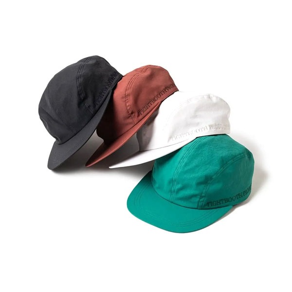 タイトブース プロダクション/サイドロゴ キャンプキャップ/ブラック/帽子/刺繍 TIGHTBOOTH】SIDE LOGO CAMP CAP black/brownk/forest/white