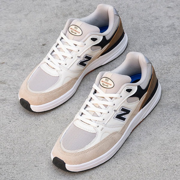【NEW BALANCE NUMERIC】Andrew Reynolds NM933 カラー：quicksand with sea salt(ONE)　ニューバランス ヌメリック アンドリュー・レイノルズ スケートボード スケボー シューズ 靴 スニーカー SKATEBOARD SHOES