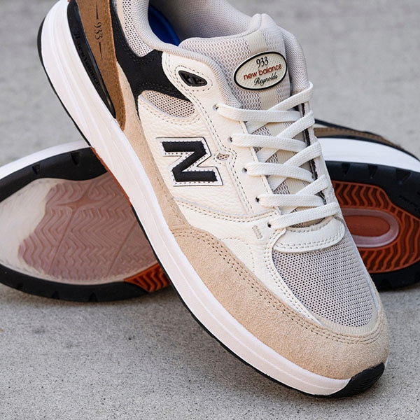 【NEW BALANCE NUMERIC】Andrew Reynolds NM933 カラー：quicksand with sea salt(ONE)　ニューバランス ヌメリック アンドリュー・レイノルズ スケートボード スケボー シューズ 靴 スニーカー SKATEBOARD SHOES
