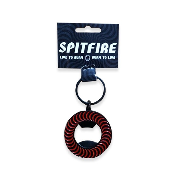 【SPITFIRE】BOTTLE OPENER BH blk/red スピットファイアー キーホルダー 小物 スケートボード スケボー SKATEBOARD