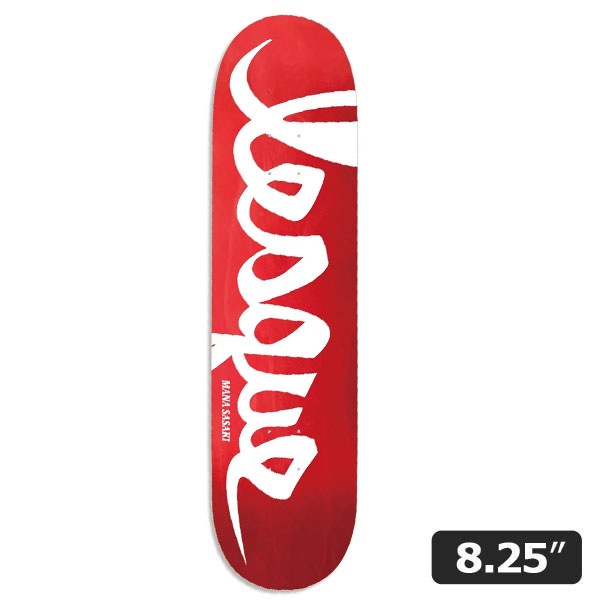 【lesque】Mana Sasaki RED STAIN 8.25インチ レスケ スケートボード スケボー デッキ SKATEBOARD DECK