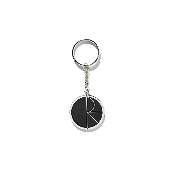 【POLAR】KEYCHAIN FILL LOGO black ポーラー キーホルダー 小物 スケートボード スケボー SKATEBOARD