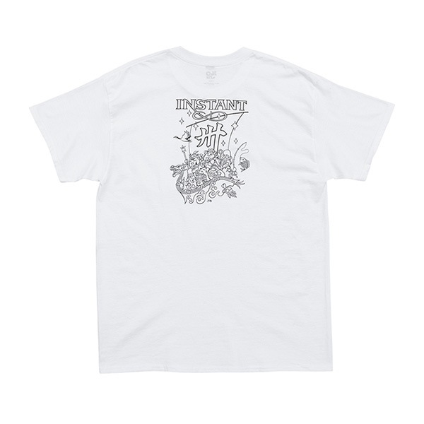 【INSTANT×7STARS】30TH 宝船 POCKET TEE white インスタント Tシャツ スケートボード スケボー SKATEBOARD