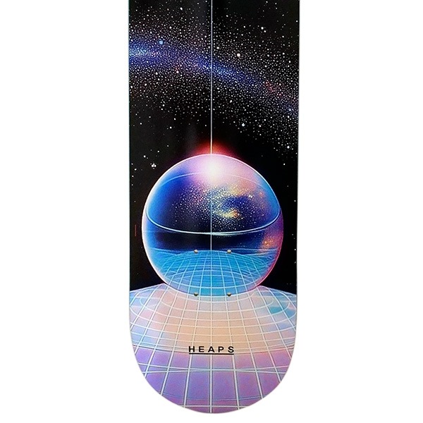 【HEAPS】VIRTUAL EARTH 8.25インチ　ヒープス スケートボード スケボー デッキ SKATEBOARD DECK