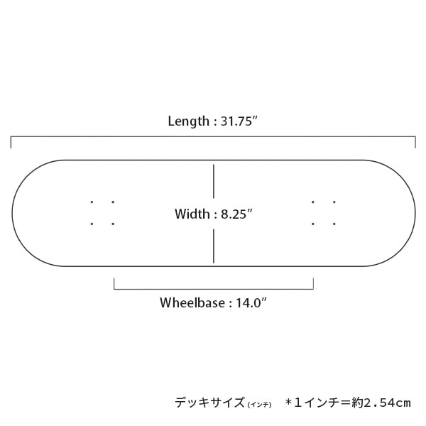 CHUULIP】CHUULIP TAG 8.25インチ チューリップ スケートボード