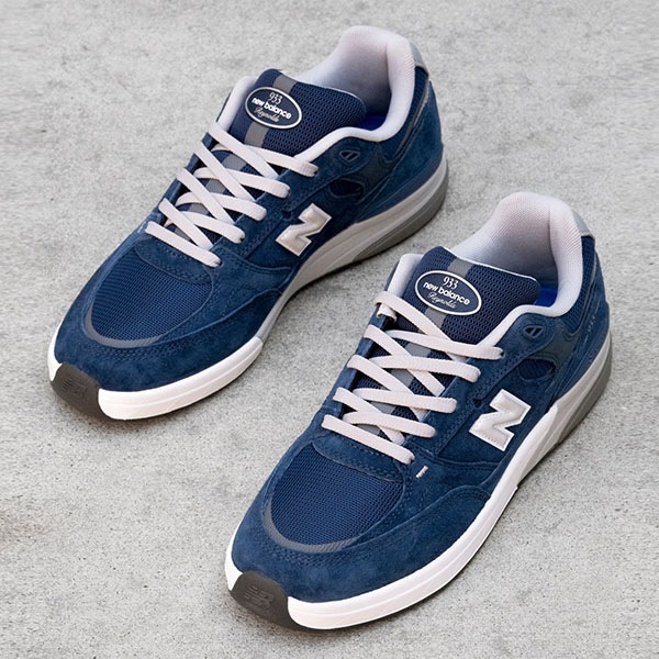 【NEW BALANCE NUMERIC】Andrew Reynolds NM933 カラー：nb navy with slate grey(LNV)　ニューバランス ヌメリック アンドリュー・レイノルズ スケートボード スケボー シューズ 靴 スニーカー SKATEBOARD SHOES