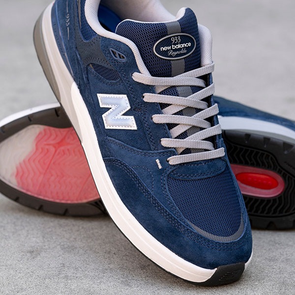 【NEW BALANCE NUMERIC】Andrew Reynolds NM933 カラー：nb navy with slate grey(LNV)　ニューバランス ヌメリック アンドリュー・レイノルズ スケートボード スケボー シューズ 靴 スニーカー SKATEBOARD SHOES