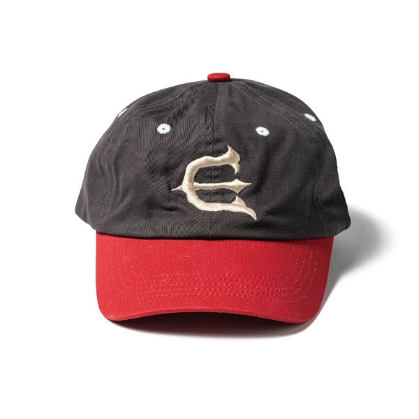 【Evisen】ONE-UP 6 PANEL  dark grey×red/forest/cream/brown エビセン 帽子 キャップ スケートボード スケボー SKATEBOARD
