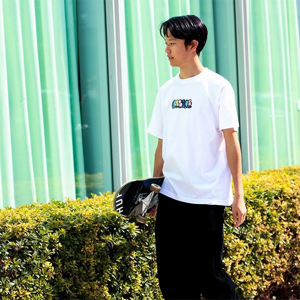 【LESQUE】RK LOGO TEE white レスケ ティーシャツ 半袖 スケートボード スケボー SKATEBOARD