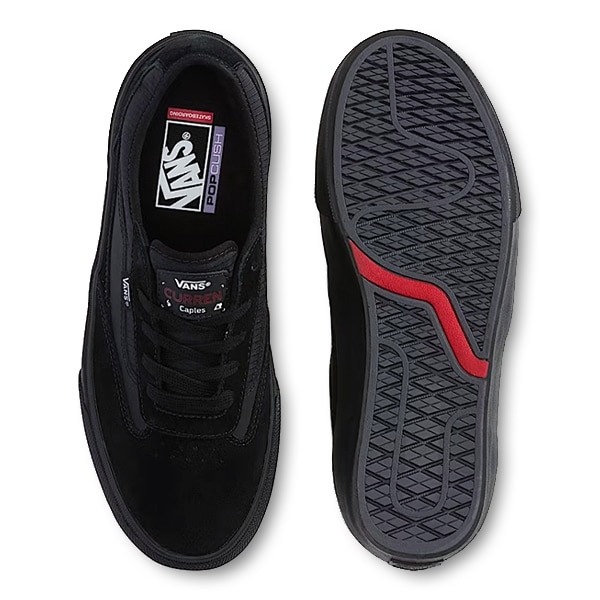 VANS】SKATE CURREN CAPLES black/black バンズ シューズ 靴