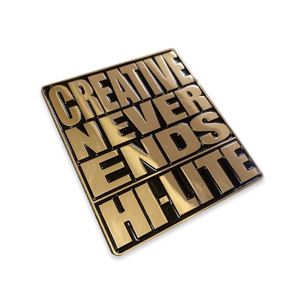 hi-lite】CREATIVE NEVER ENDS PINZ gold ハイライト ピンズ 小物